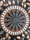Multicolored Leaves Mosaic, 48" close-up