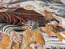 Angels Visiting Baby Jesus Mosaic close-up