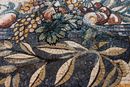 Still Life Fruit Bowl Mosaic close-up
