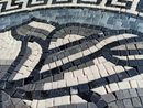 Dimensional Medusa Mosaic, 44" close-up