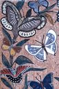 Butterflies Mosaic close-up