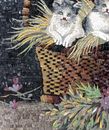 Cats in a Basket Mosaic close-up