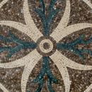 Round Multi-Patterned Mosaic close-up
