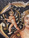 Mona Lisa of the Galilee Mosaic Of Zippori Reproduction крупным планом