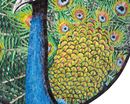 Round Peacock Mosaic крупным планом