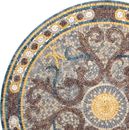 Brown and Gold Forest Floor Inspired Mosaic Tile close-up