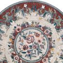 Round Ruby Red Mosaic, 71" close-up