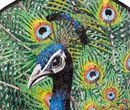 Round Peacock Mosaic крупным планом
