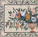 Horizontal Flower Display Mosaic close-up