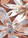 Arched Lilies Mosaic close-up