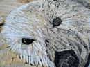 Polar Bear with Cub Mosaic close-up