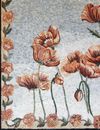 Pink Peony Field Mosaic, 120 см крупным планом