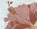 Pink Hibiscus Flower Mosaic close-up