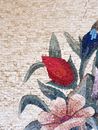 Stone Vase of Flowers Mosaic крупным планом