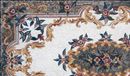 Gold Accented Pattern Rug Mosaic close-up