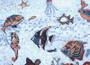 Marine Creature Mosaic close-up