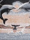 Mosaik Tanz der Delfine Zoom