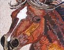 Red Horse Mosaic close-up