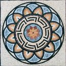 Blütenblätter Mosaik, 100 cm Zoom