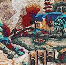 Пейзаж Деревья Мозаика крупным планом