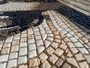 Портрет Давида Микеланджело, мозаика крупным планом