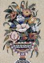 Mediterranean Flower Display Mosaic close-up