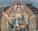 Hindu Goddess Mosaic close-up