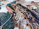 Birds in a Garden Mosaic close-up