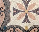 Mosaik Bodenfliese Florales Muster Zoom