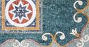 Emerald Rug Mosaic close-up