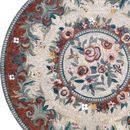 Round Ruby Red Mosaic, 71" close-up