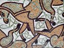 Prancing Horse Mosaic, 40" close-up