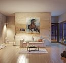 Brown Horse Running Mosaic in your home