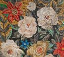 Multicolored Floral Still-life Mosaic close-up