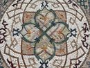 Art Deco Patterned Mosaic, 36" close-up