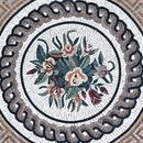 Mosaik Blumen Griechisch, 200 cm Zoom