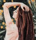 Mosaik Frau Nackt, 105x100 cm Zoom