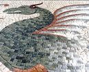 Twin Dragons Mosaic close-up