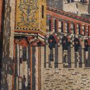 Arched Umayyad Mosque Mosaic close-up