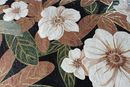 White Magnolia Flowers Mosaic, 42"x65" close-up