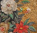 Multicolored Floral Still-life Mosaic close-up