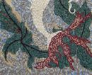 White-Haired Mermaid Mosaic close-up