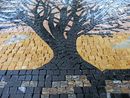 Sunset Tree Mosaic close-up