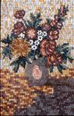 Mosaik Blumenbouquet Zoom