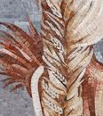 Mosaik Blonde Braut, 75x105 cm Zoom