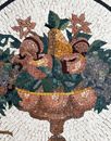 Fruit Bowl Motif Mosaic close-up