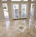 Gold Compass on Cream Background Mosaic, 40" in your home