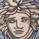 Mehrfarbiges Medusa Mosaik, 90 cm Zoom
