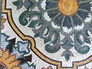 Sunflower Pattern Mosaic close-up