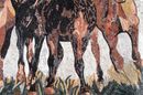 Five Horses Mosaic close-up